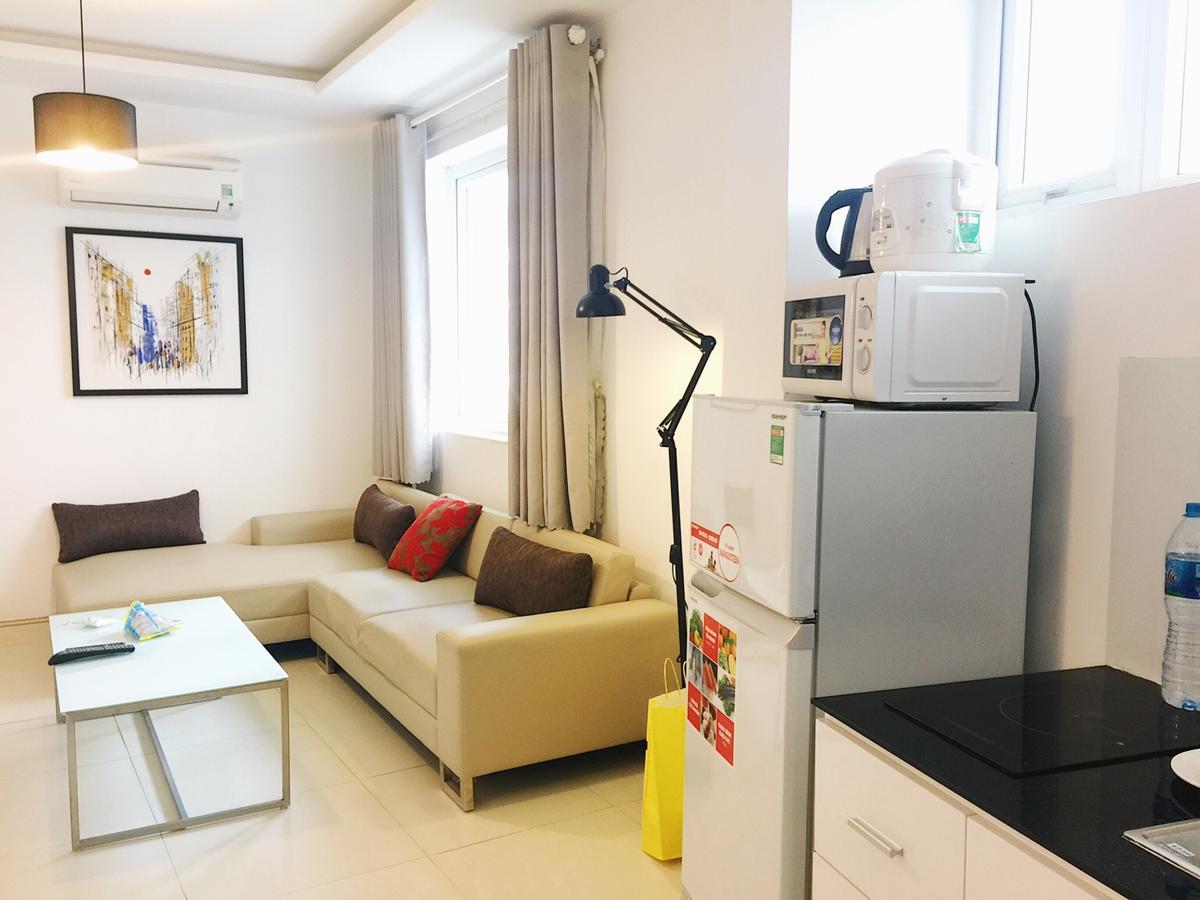 M-H Serviced Apartment Ho Chi Minh-stad Buitenkant foto